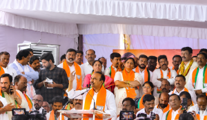 బీజేపీ తెలంగాణ ఆధ్వర్యంలో మహా ధర్నా.. భూ సమస్యల పరిష్కారానికి డిమాండ్