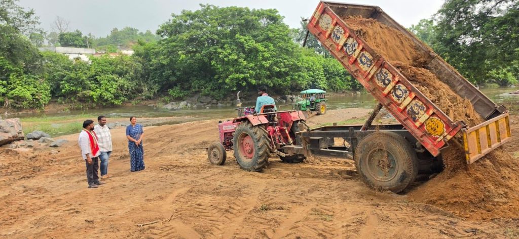 జన్నారం మండలం పొనకల్&zwnj;లో గణేష్ నిమజ్జనానికి ఏర్పాట్లు పూర్తి